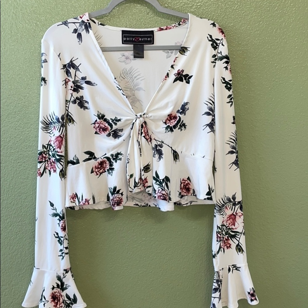 Floral crop top